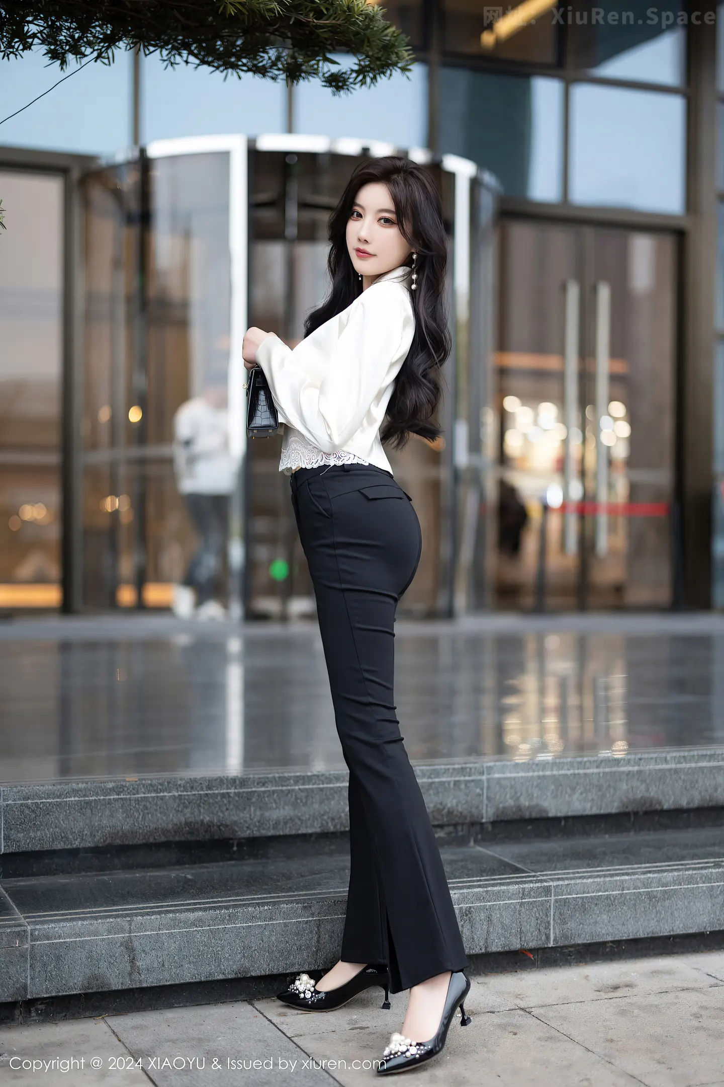 图片[6]-[XiaoYu画语界]Vol.1233 女神杨晨晨Yome性感白色蕾丝内衣+黑色情趣内衣完美诱惑写真80P-秀人网官方网站